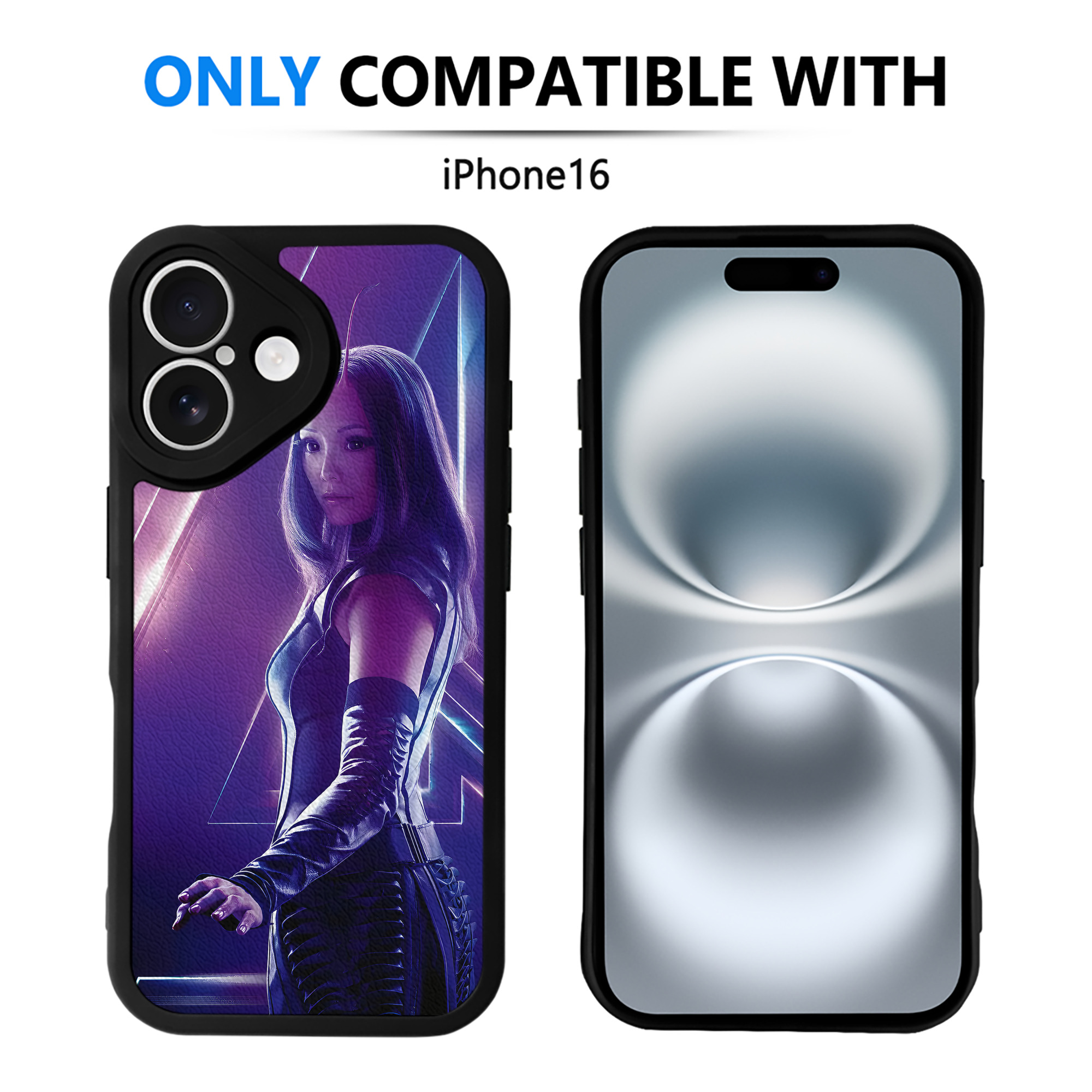 （画像用） アベンジャーズ The Avengers 【iPhone 16シリーズ対応】シリコンスマホケース（レザー調） 材質：シリコン